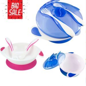 طبق لاصق +معلقة+شوكة /ترو